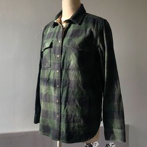 Roots women’s flannel shirt